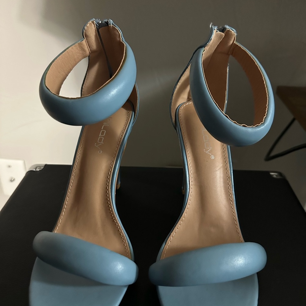 Elegant Blue Women's Heels